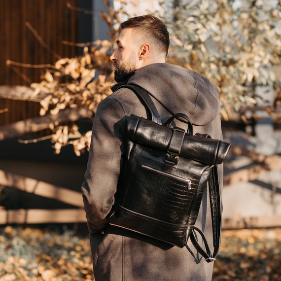 Mochila De Viaje Para Hombre De Mano Verde VATYERTY