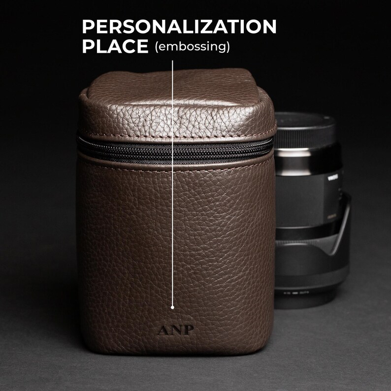 SKINandSKIN Leather Lens Case - Thumbnail 3