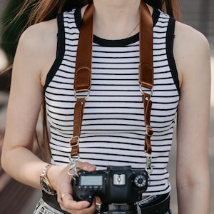 Adjustable Camera Neck Strap Leather,  Camera Straps, Photography Gift, Back to school, Leather Accessories, Gift For Dad, Gift for Boss