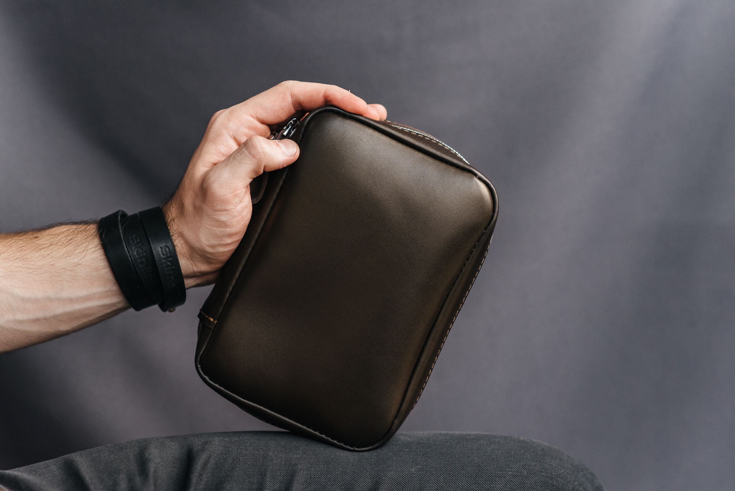 Travel Cable Organizer Leather Charger Storage Case for Etsy