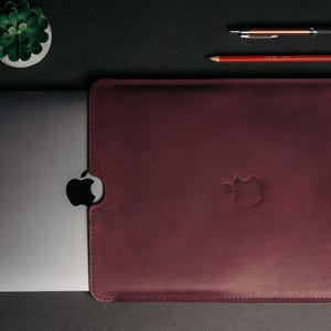 Custom Genuine Leather MacBook Air & Pro Sleeve 13