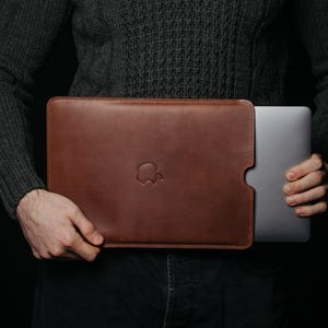Custom Genuine Leather MacBook Air & Pro Sleeve 13