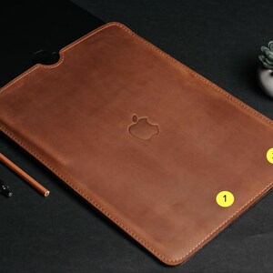 Custom Genuine Leather MacBook Air & Pro Sleeve 13