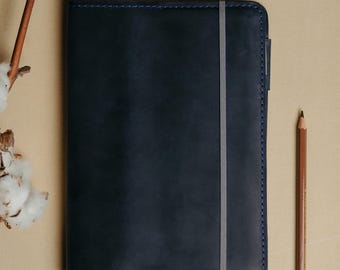 Custom Leather Notebook Cover A5 B5, Personalized Journal Cover, Leuchtturm1917 Moleskine, Hobonichi, Back to school, Back to school