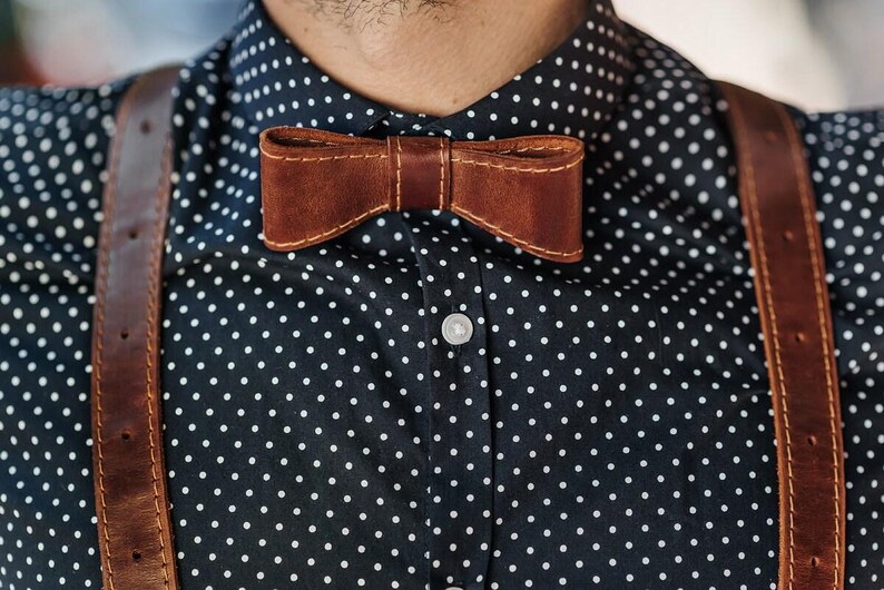 Groomsmen Wedding Gift, Suspenders & Bow Tie Set, Best Man Accessories ...