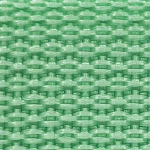 1" Lightweight Polypropylene Webbing by the yard, 30+ colors Mint Green
