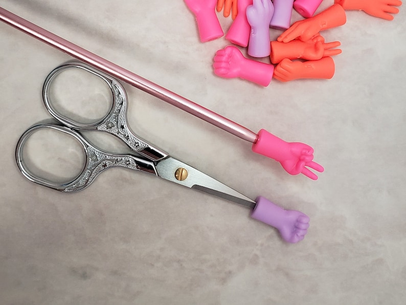 Scissor Point Protector and Knitting Needle Stopper 6 pc Etsy