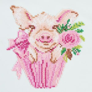 Diamond Art Kit 8x8&quot; Beginner Pig