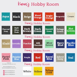 1" Lightweight Polypropylene Webbing by the yard, 30+ colors 画像 2