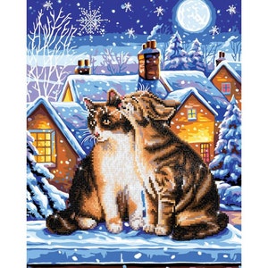 Diamond Dotz - Stars & Whiskers - 19x23&quot; Intermediate Diamond Painting Kit