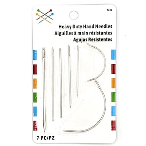 Dritz Care and Repair Heavy Duty Hand Needles 7pcs