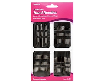 Allary Craft & Sew Hand Needles 70pcs