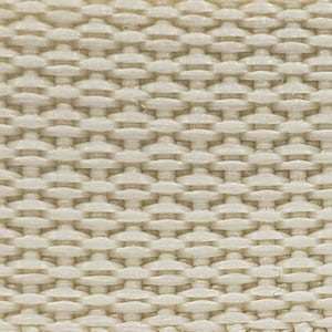 1" Lightweight Polypropylene Webbing by the yard, 30+ colors Cream
