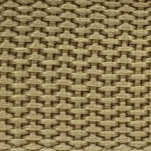 1" Lightweight Polypropylene Webbing by the yard, 30+ colors Khaki