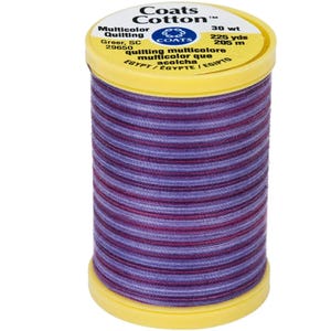 Coats Cotton Multicolor Quilting, 30wt - 225yds 205m