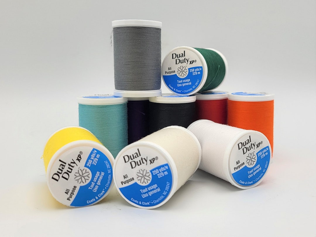 Allary Black 100% Polyester Sewing Thread, 200 yd 