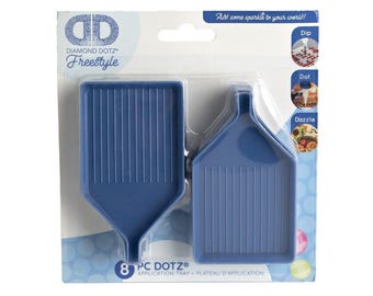 Diamond Dotz Blue Trays with Pouring Lip 8 count