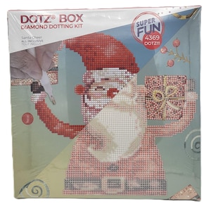 Diamond Dotz Diamond Art Box Kit 11&quot;X11&quot; - Santa Cheer