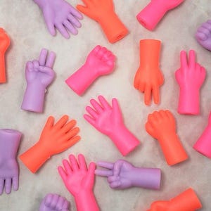 Knitting Needle Stoppers and Scissor Point Protector 6pc Hands