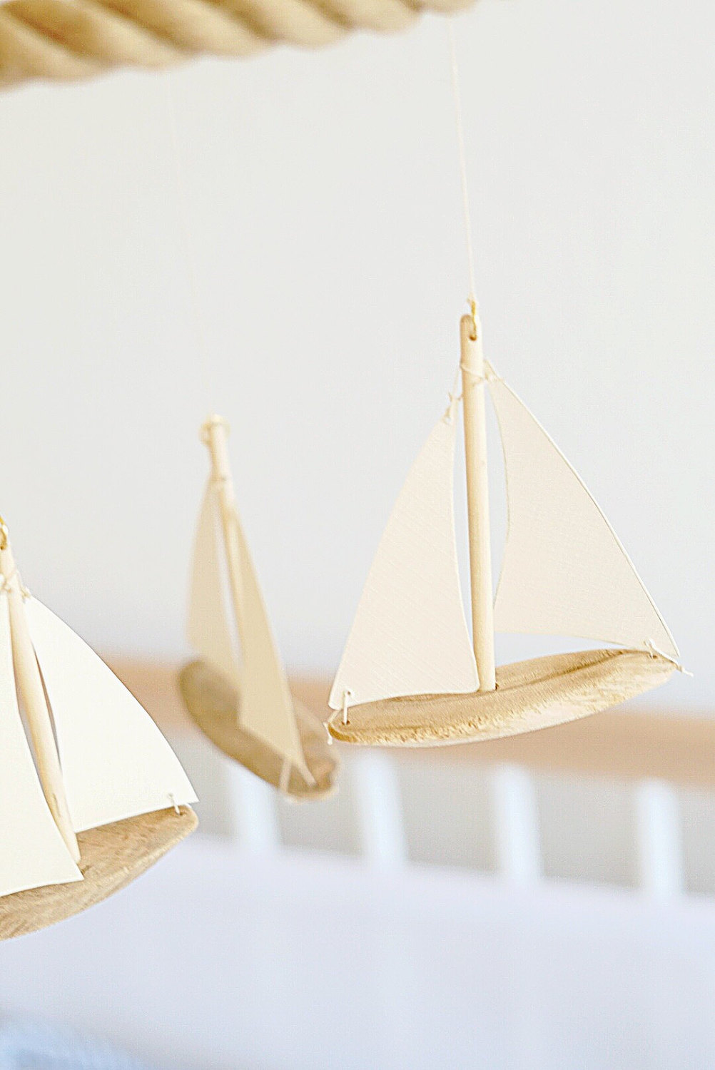 Crib Mobile Baby Mobile Sailboat Mobile Nautical Etsy