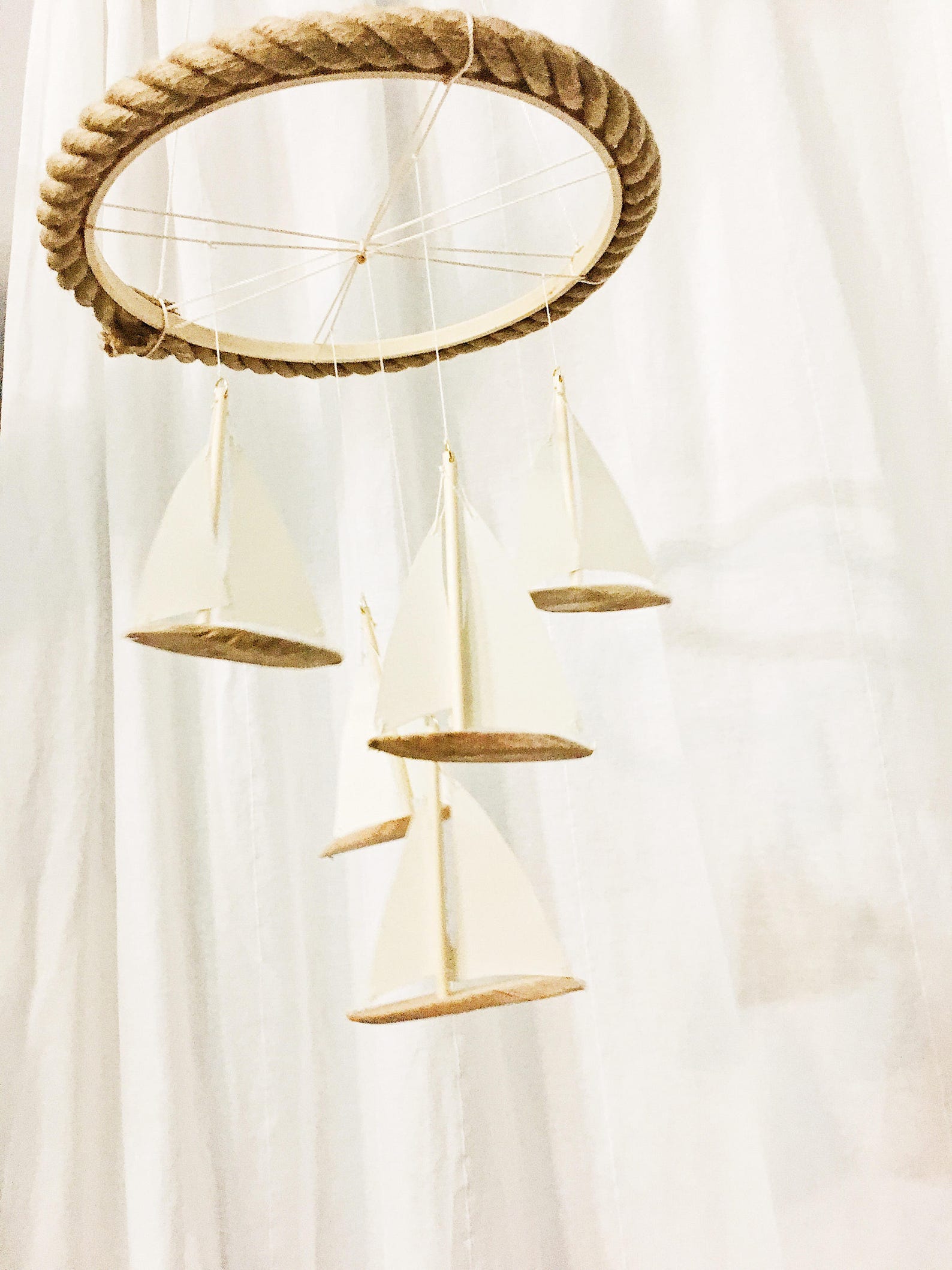 Crib Mobile Baby Mobile Sailboat Mobile Nautical Etsy