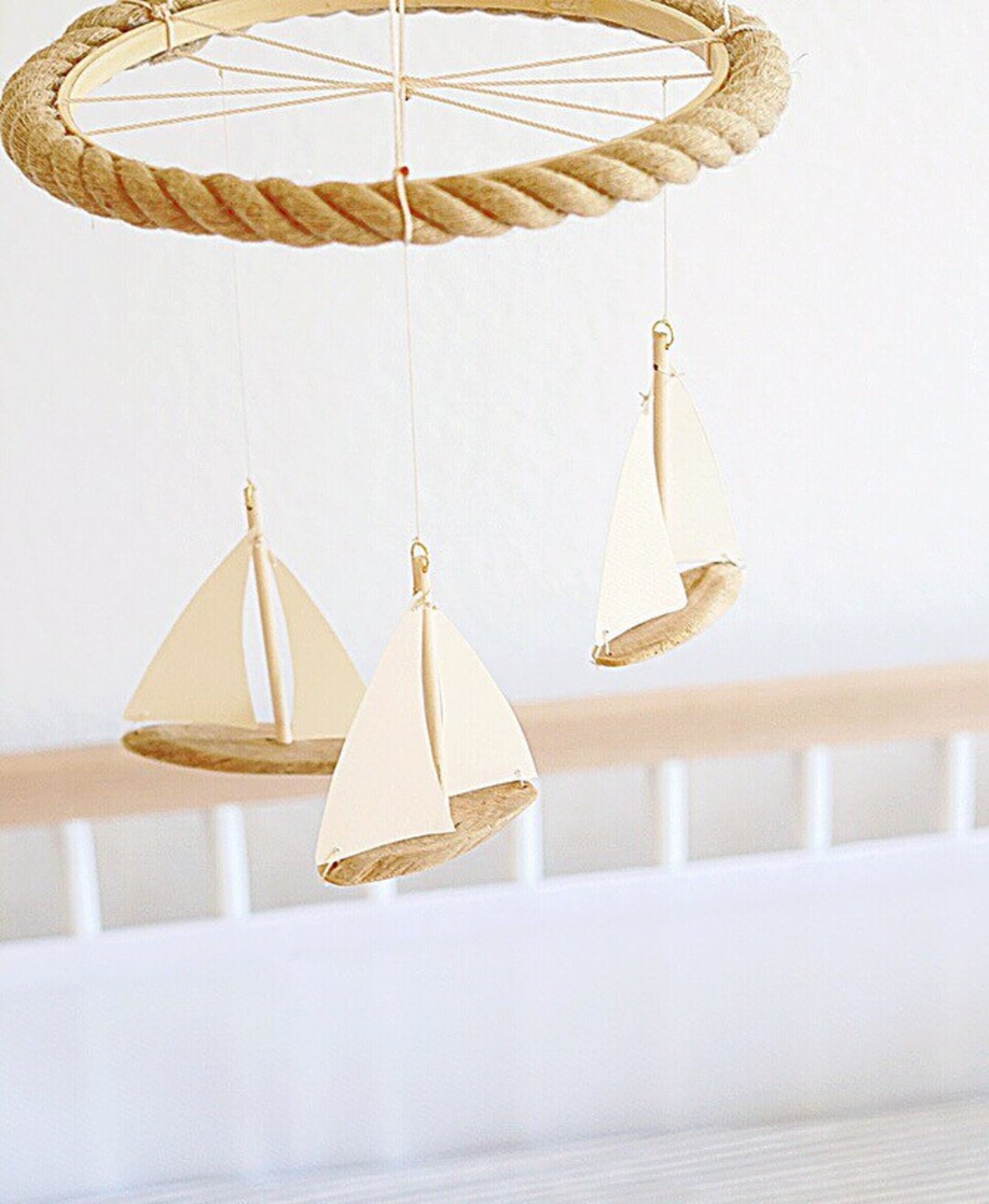 Crib Mobile Baby Mobile Sailboat Mobile Nautical Nursery Decor Owen Etsy