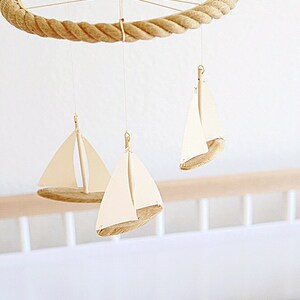 Crib Mobile || Baby mobile || Sailboat mobile || nautical || nursery decor || Owen