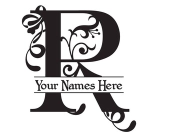 Download Flourish Split Monograms - FREE SHIPPING ON ALL ORDERS