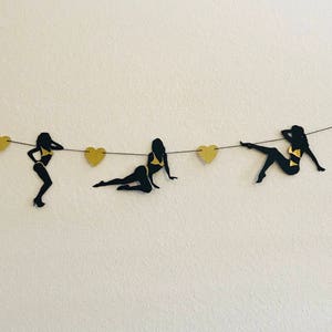 Stripper bachelorette Party Banner, Stripper Garland, Bachelor Party Banner, Bachelorette Party Supplies