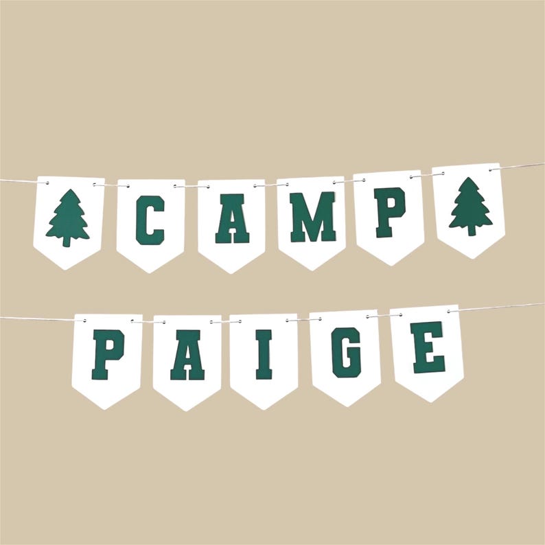 Custom Retro Camp Banner, Camp bachelorette Banner, Last Trail Before the Veil