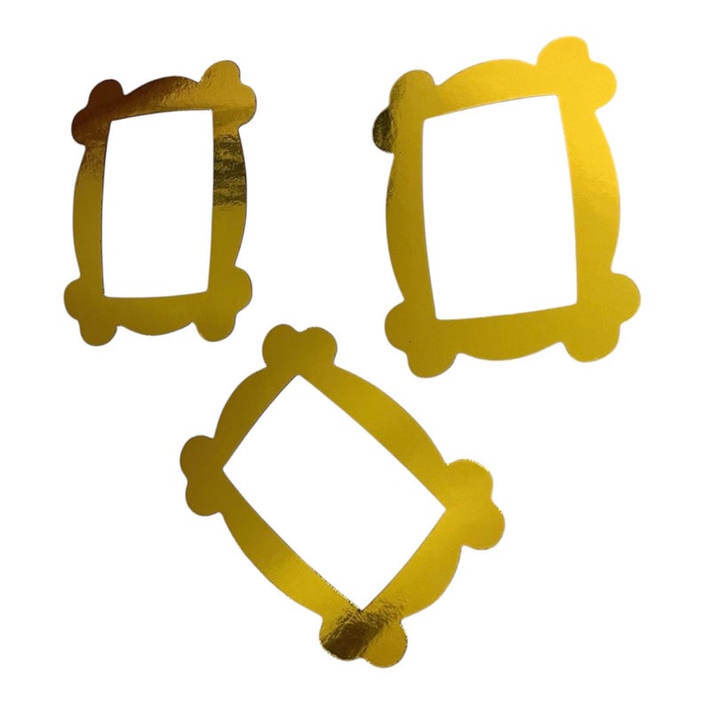 Friends Theme Frame, Cardstock Paper Die Cut Peephole Frame, the One ...