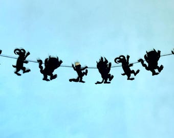 Where the Wild Things Are Party Garland: Wild One Decor