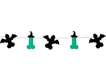 Witchy Bachelorette Funny Banner, Halloween Bach Garland, Boochelorette Decoration, Ride or Die, Bride and Coven, Where my Witches At