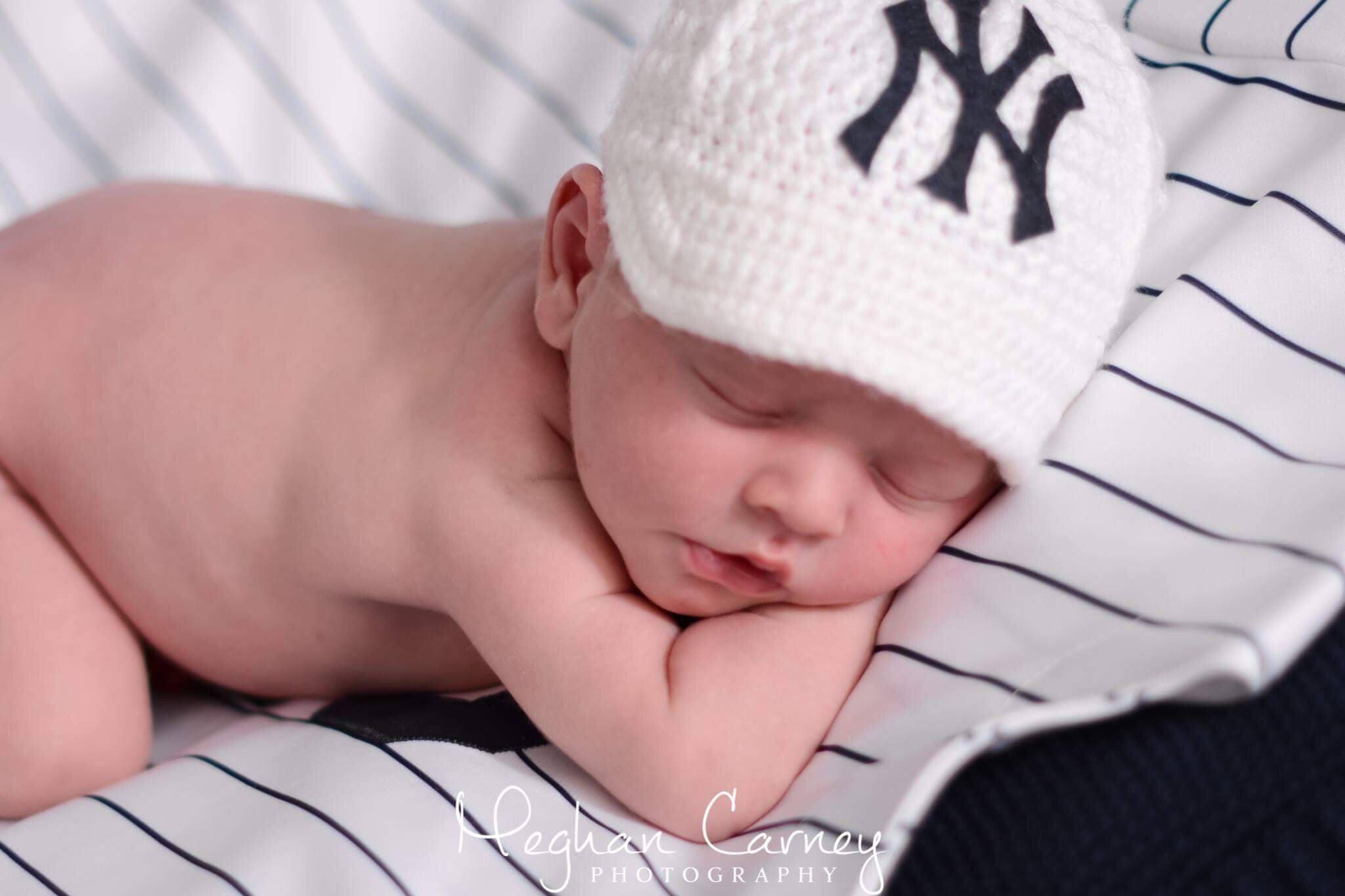Newborn Baby NEW YORK YANKEES Baseball Cap Hat Custom Made Etsy