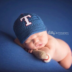Newborn Baby TEXAS RANGERS Baseball 