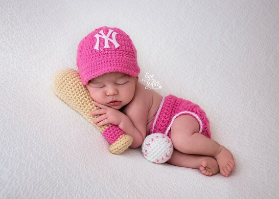 pink baby baseball cap