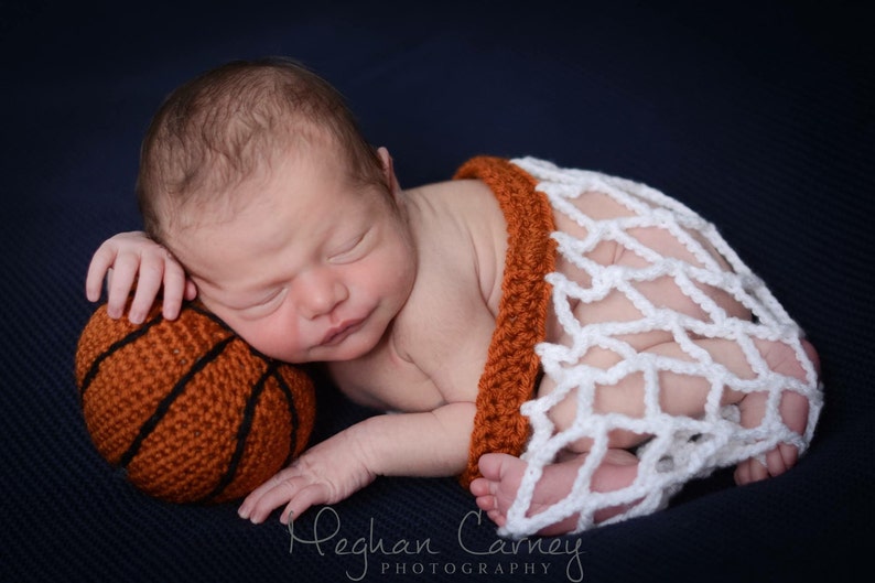 Newborn Baby BASKETBALL Photography Prop Custom Made Etsy