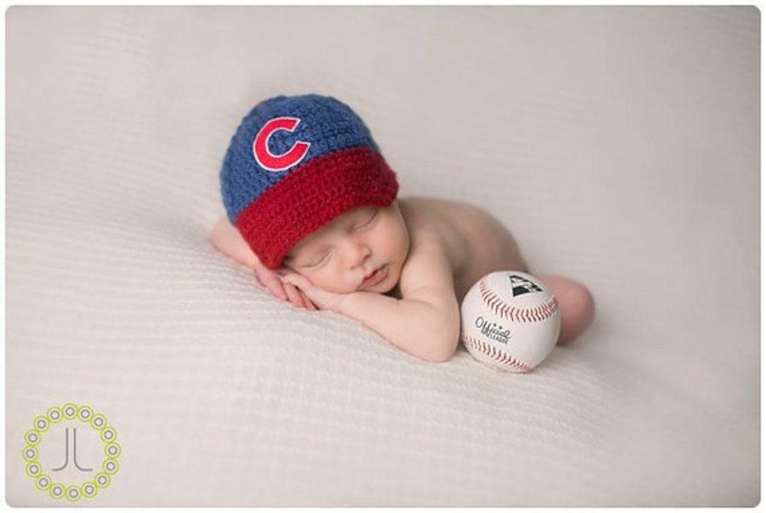 GoldenGirlzHandmade Baby Boy St. Louis Cardinals Cap Hat Only Hand Knit Knitted Crochet Baby Gift Newborn Photo Photography Prop Baseball Handmade Infant