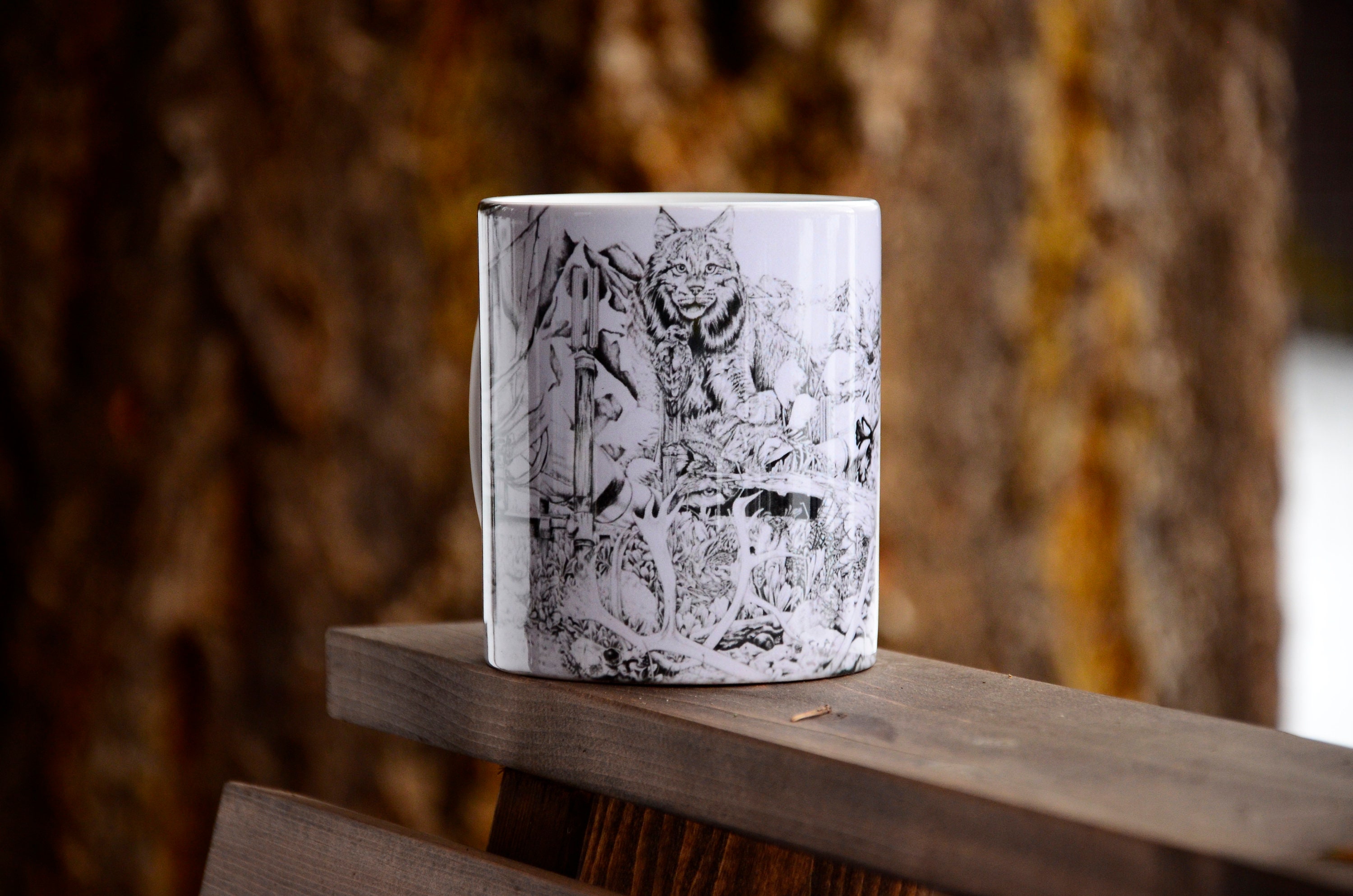 Wildlife Coffee Mug Etsy