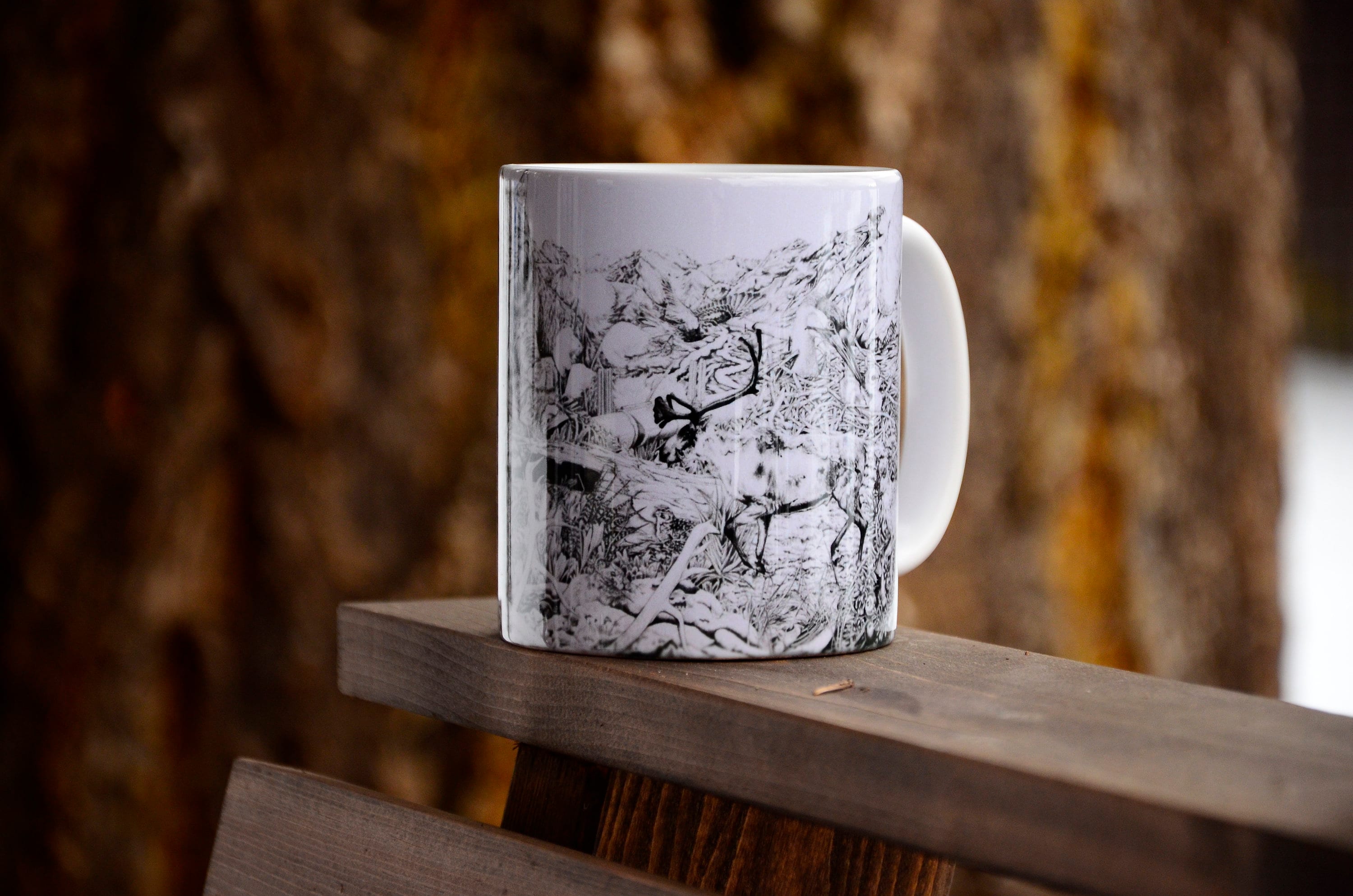Wildlife Coffee Mug Etsy