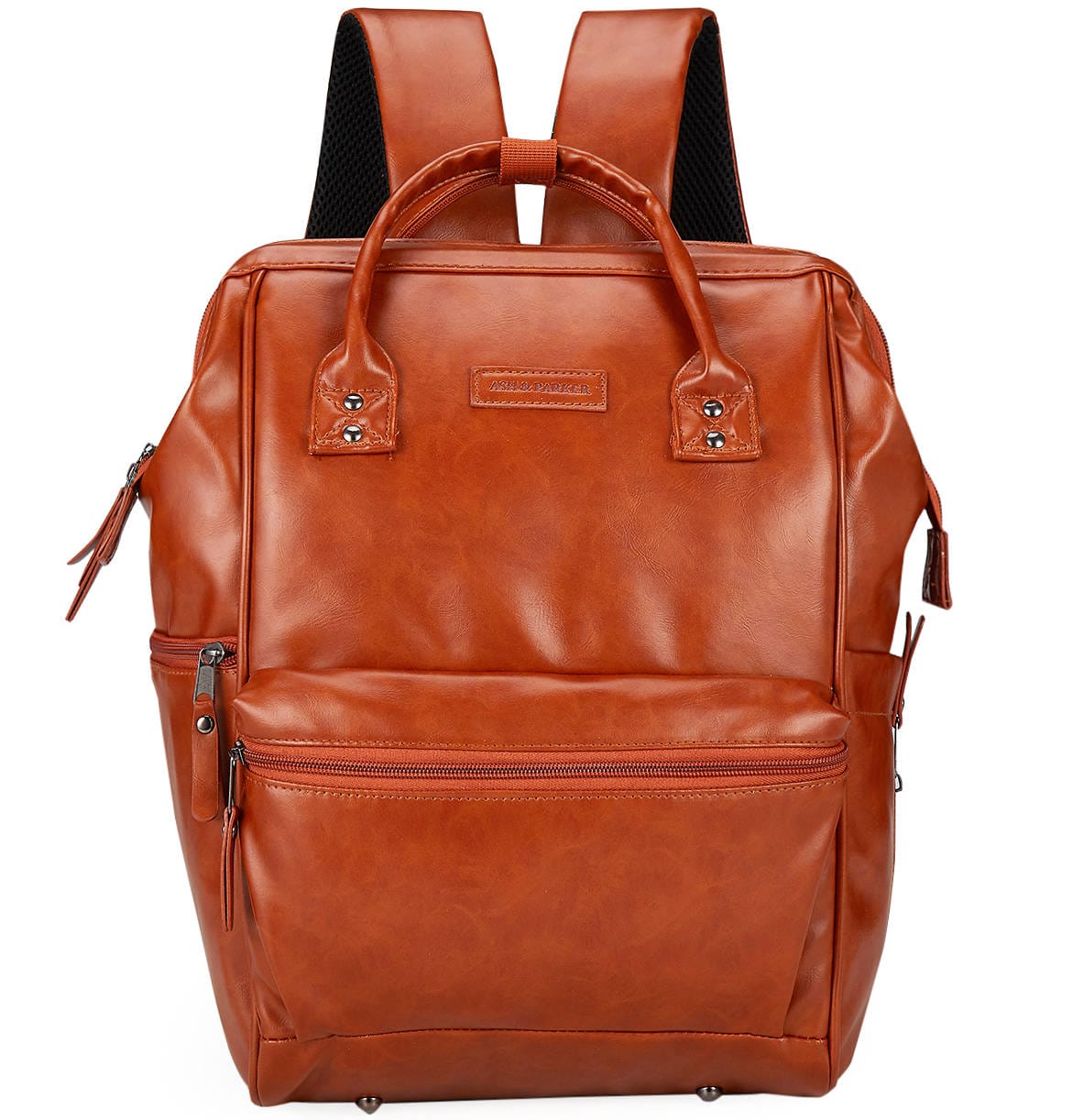 vegan leather diaper backpack