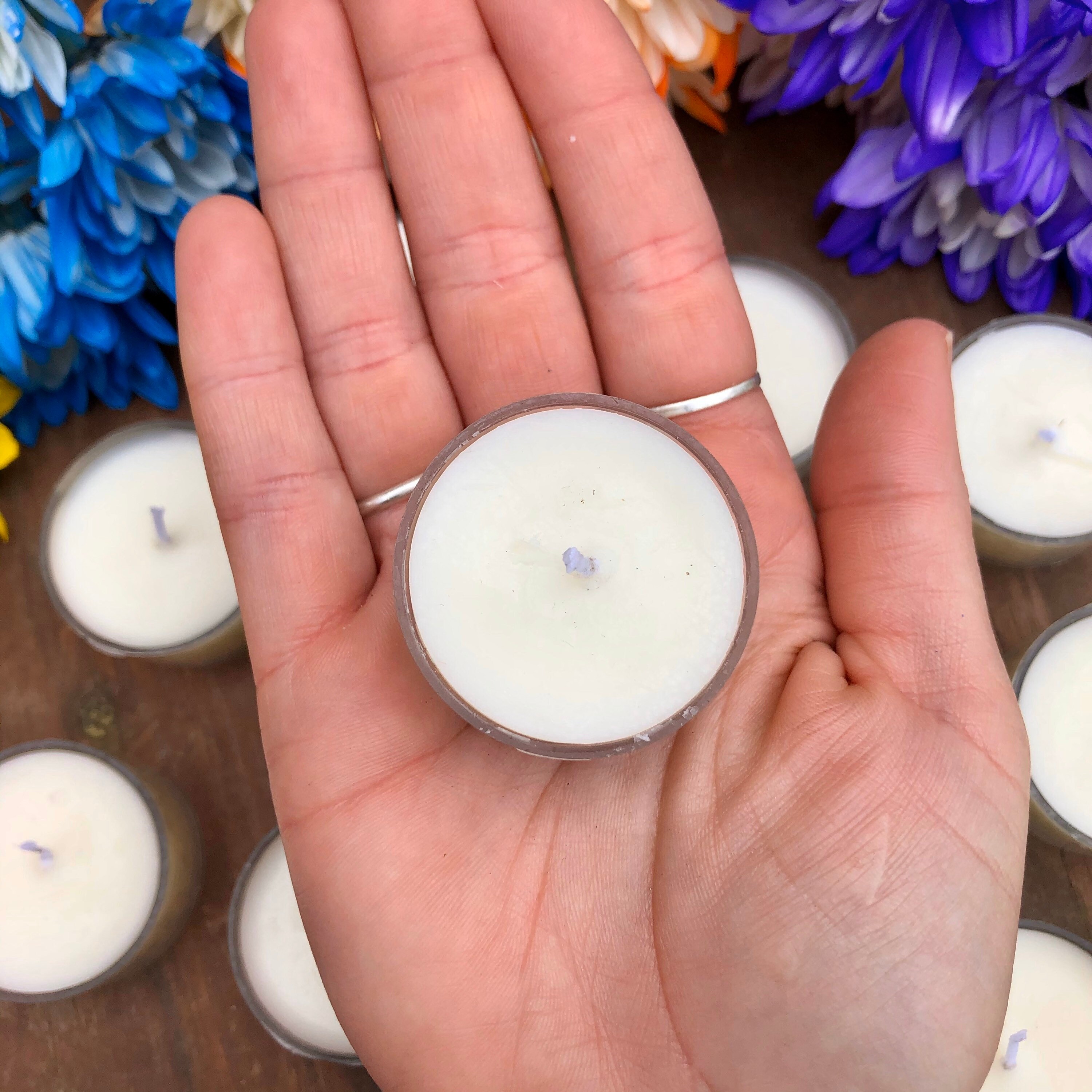 Satya Scented Tea Light Candles Soy Tea Light Candles Etsy