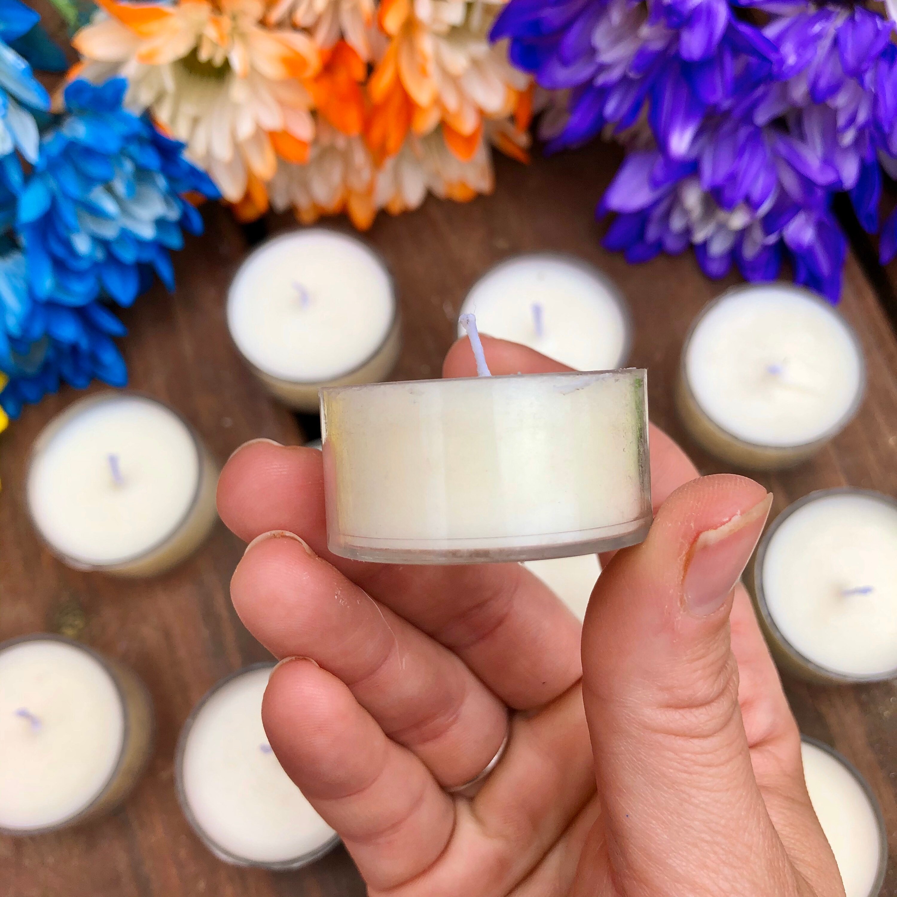 Satya Scented Tea Light Candles Soy Tea Light Candles Etsy