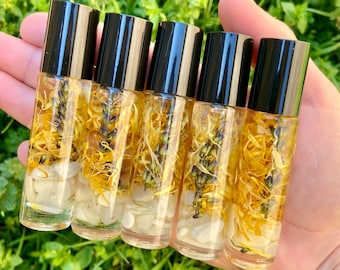 Rodillo de sueños con infusión de Reiki / Ayuda para dormir con lavanda y manzanilla