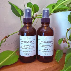 Magnesium Spray | Pure Chloride, Sleep Support, Muscle Relief (Unscented/Lavender)