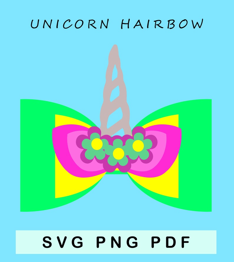 Download Unicorn Hair Bow Cricut Templates Svg Png Pdf Files 3D SVG Files Ideas | SVG, Paper Crafts, SVG File