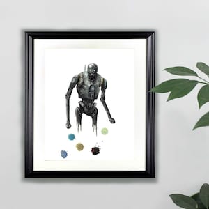 K-2SO Watercolor Art Print- 8x10  |  Star Wars, Rogue One
