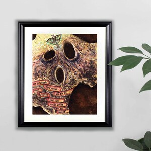 Sculture acquerello Art Print- 8 x 10 / citazione, pittura