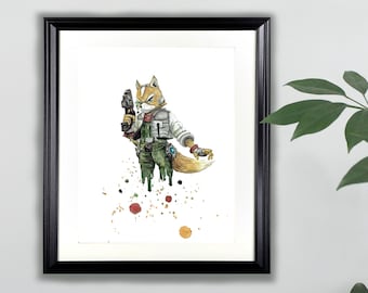 スターフォックス ゼロ アーウィング - ポスター 13x19 - Etsy 日本