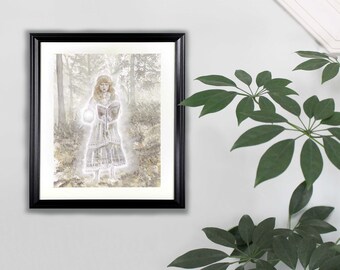 folklore Watercolor Art Print- 8x10  |  Taylor Swift, Painting